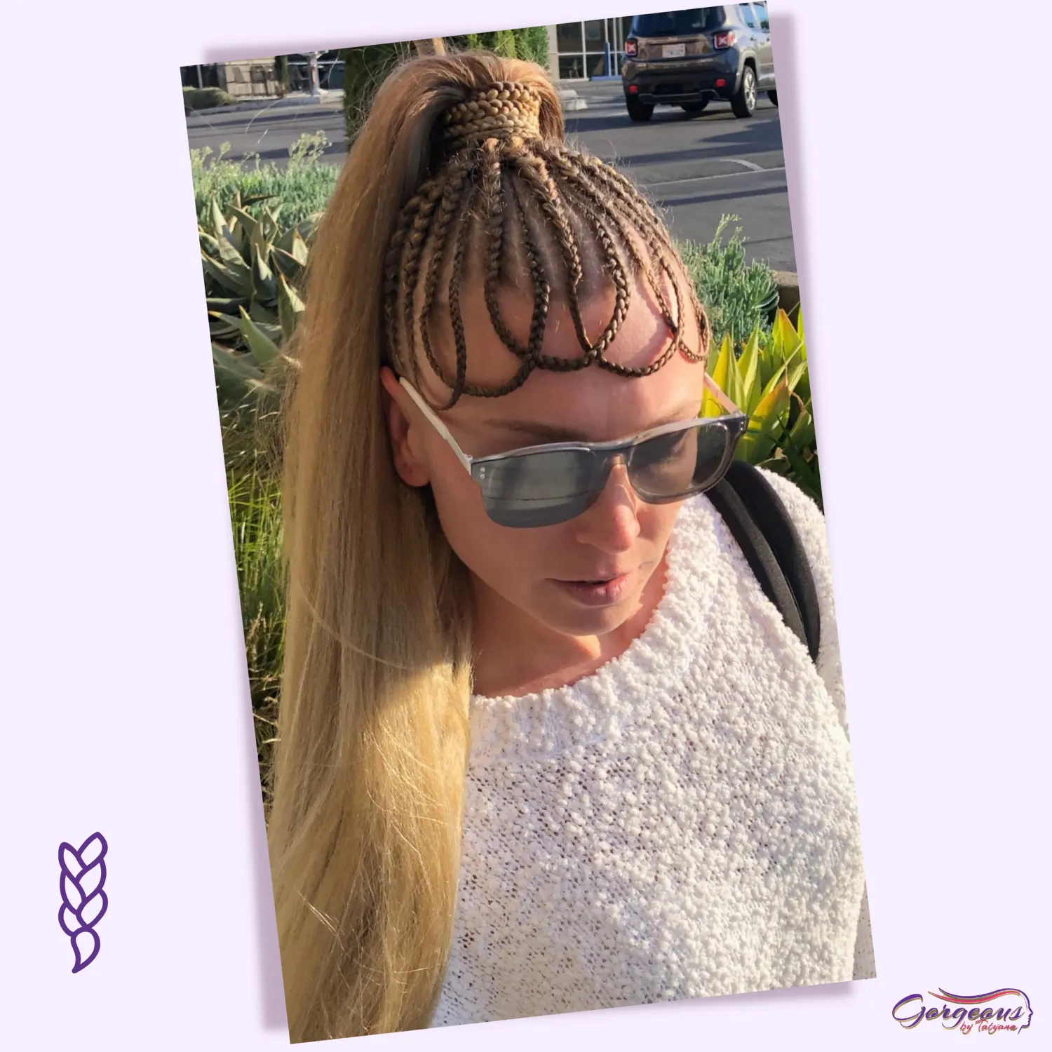 Beautiful braiding design