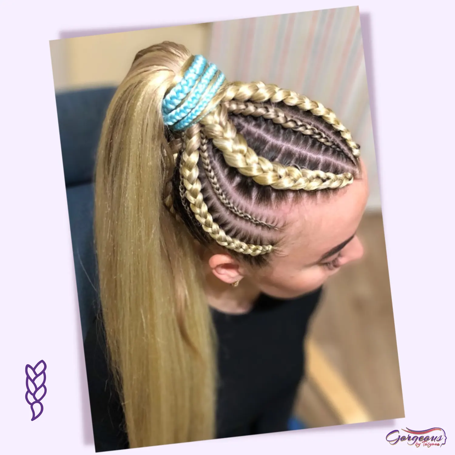Colorful braiding