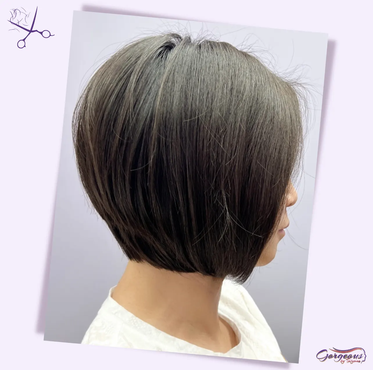 Women's bob haircut